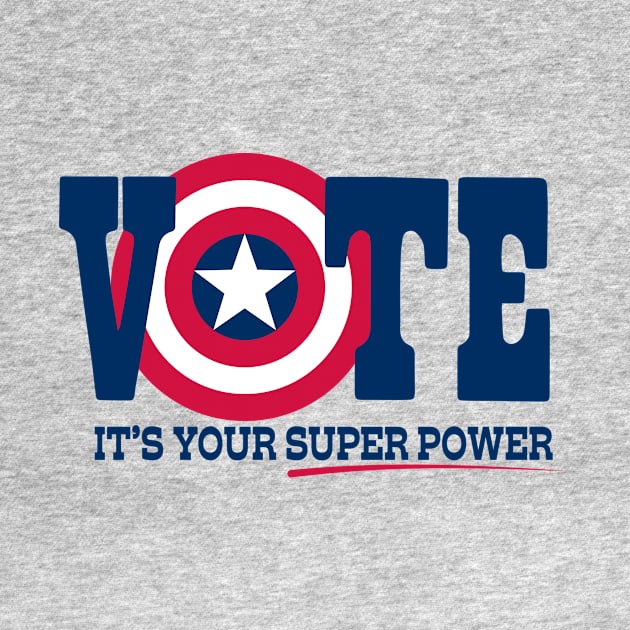 Vote: It's Your Superpower by Wright Art